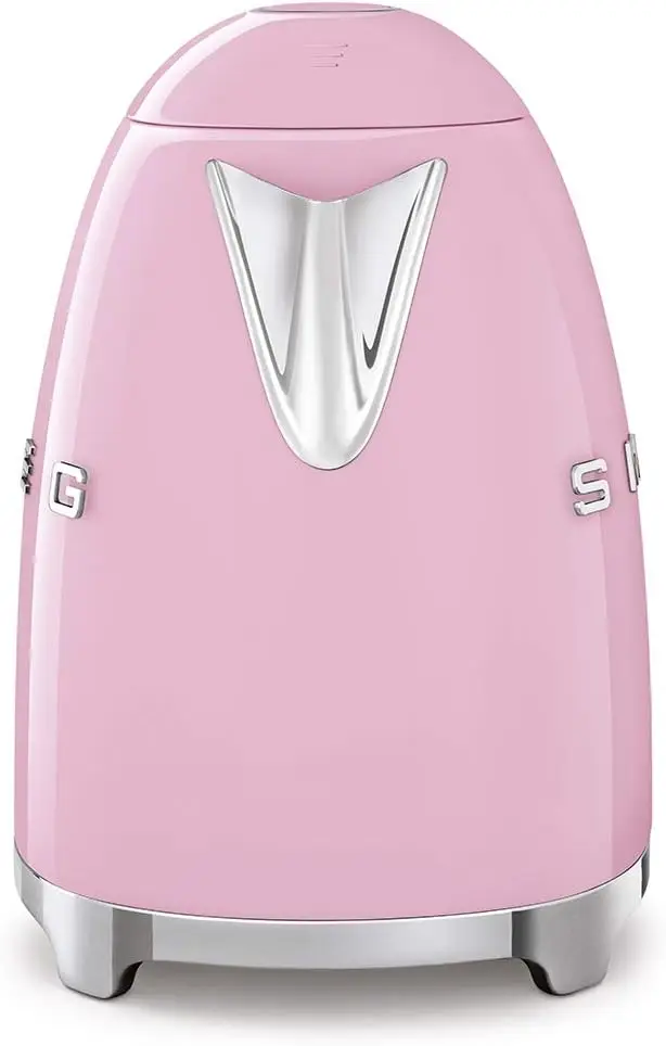 Style Electric Water Kettle with Automatic Shutoff, Removable Base, and Water Indicator, Pink