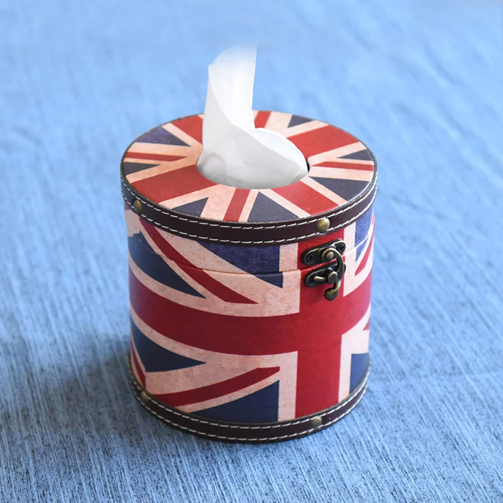 

England Style Tissue Box Classic Modern Paper Case Dispenser For Home Office Facial Tissue Holder Storage