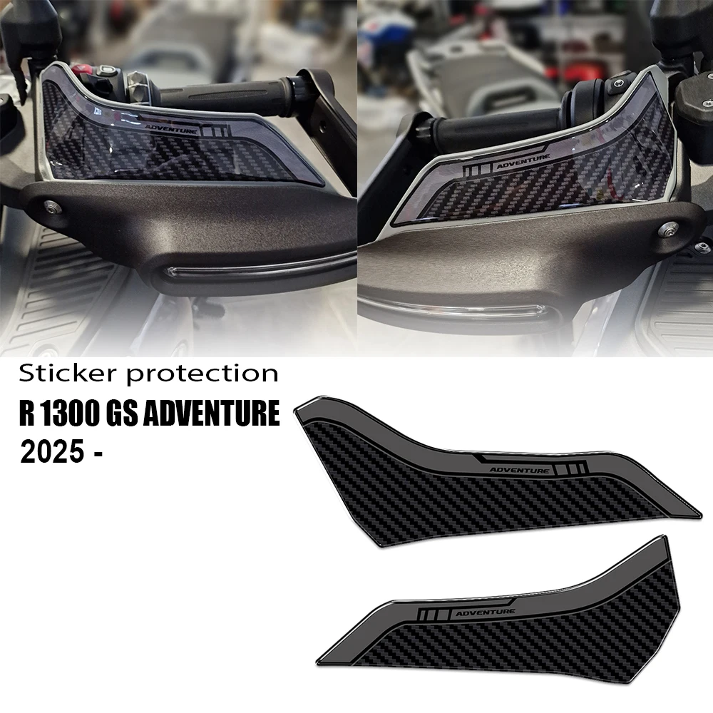 3D Epoxy Resin Sticker Protection Kit For R 1300 GS Adventure 2025 Option 719 Karakorum Racing Red Triple Black Hand Protection