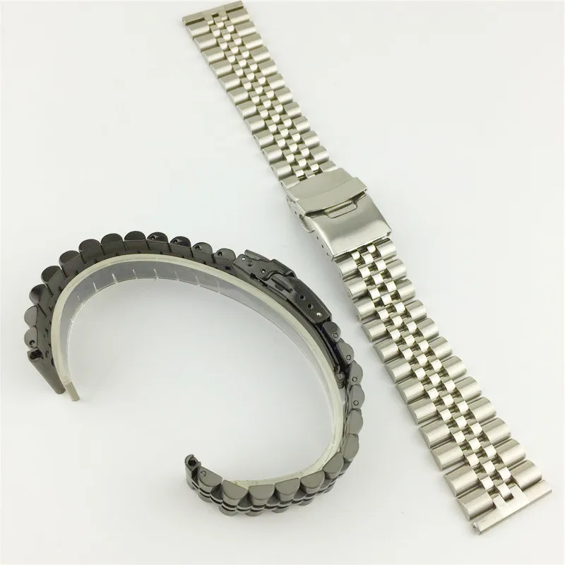 18Mm 19Mm 20Mm 21Mm 22Mm 23Mm 24Mm 26Mm 28Mm 30Mm Horlogeband Massief Roestvrijstalen Polsband Veiligheidsvouwbare Gesp Accessoires