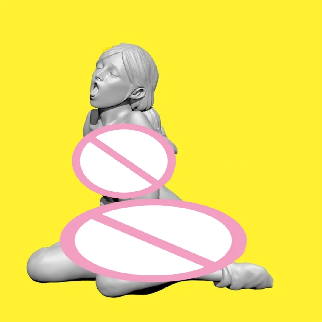 

1/35 Scale Resin Figure Assemble Model Kit Naughty Girl Series Kneeling Unassembled Unpainted 3D printing toy