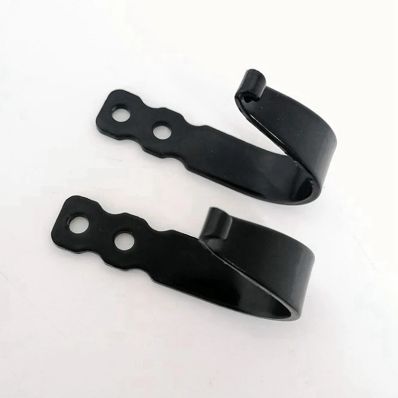 Dekorasi rumah pertanian pemasangan dinding (5 pak), kait dinding besi cetak abwr-cor) untuk di belakang mantel pintu, tas atau pot di dapur