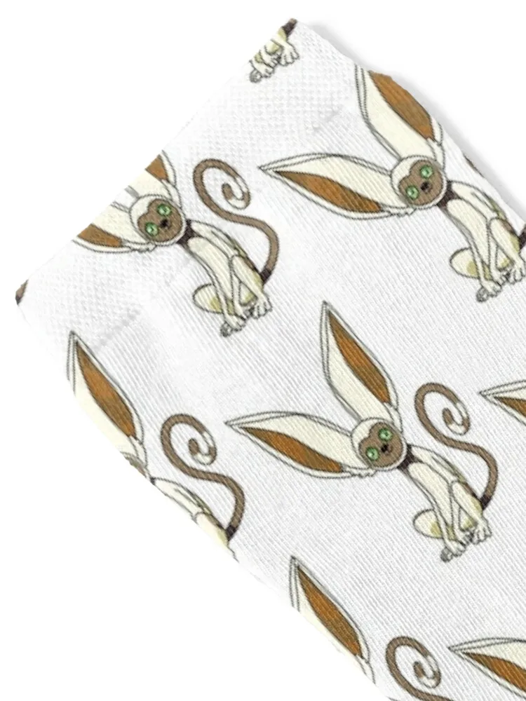 Momo from Avatar the Last Air Bender, Cute Momo Fan Art Socks compression football soccer anti-slip Socks Ladies Men's