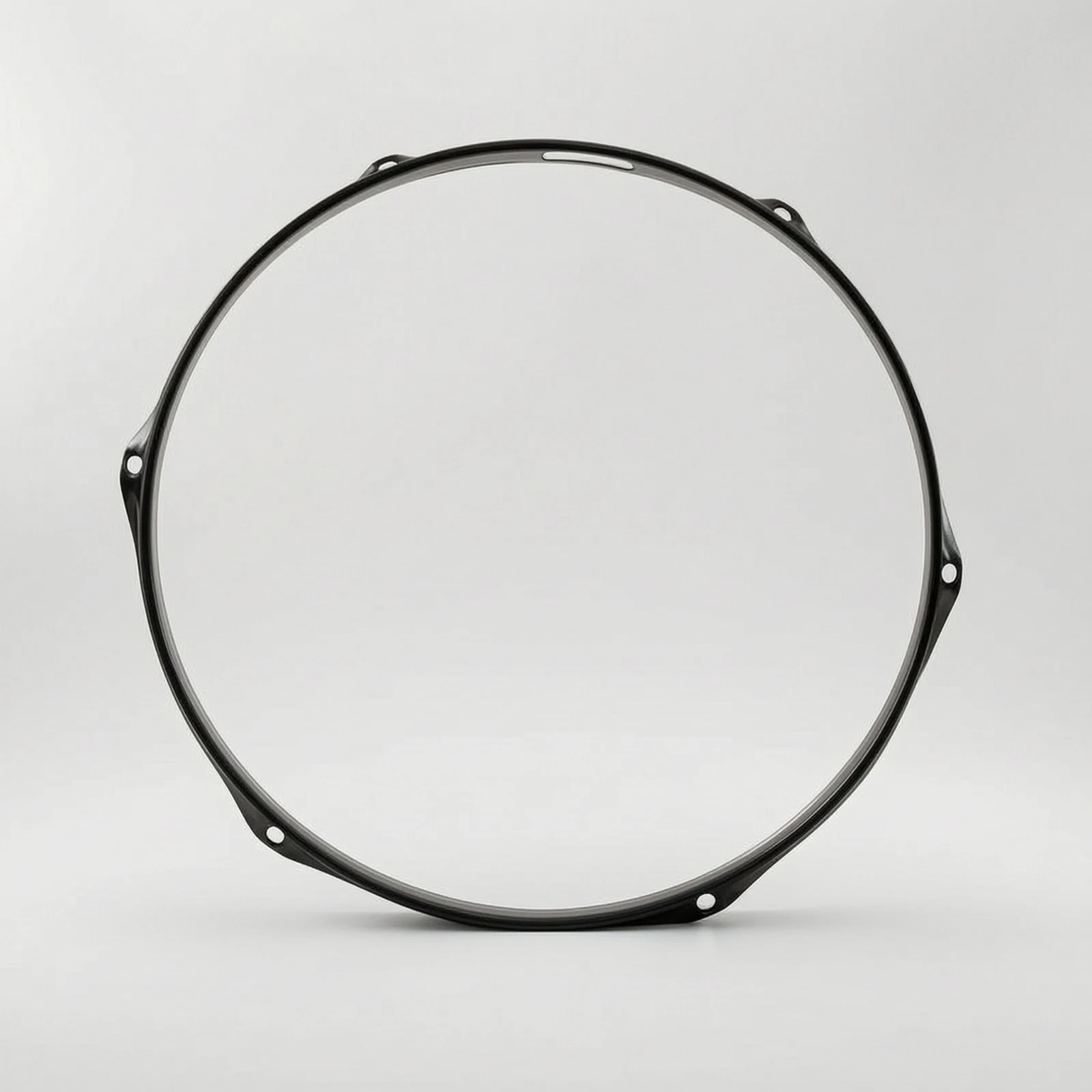 Drum Hoop with Six Holes 14-Inch 6-Hole Drum Hoop Counterhoop Black Hardware Low-Profile for Drummers