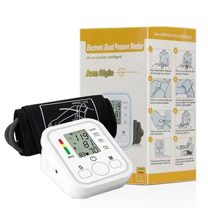 Monitor Tekanan Darah Otomatis Lengan Atas Pengukur Tekanan Sphygmomanometer BP Tonometer untuk Mengukur Tekanan Arteri 6 monitor tekanan darah beurer penjualan terbaik - №