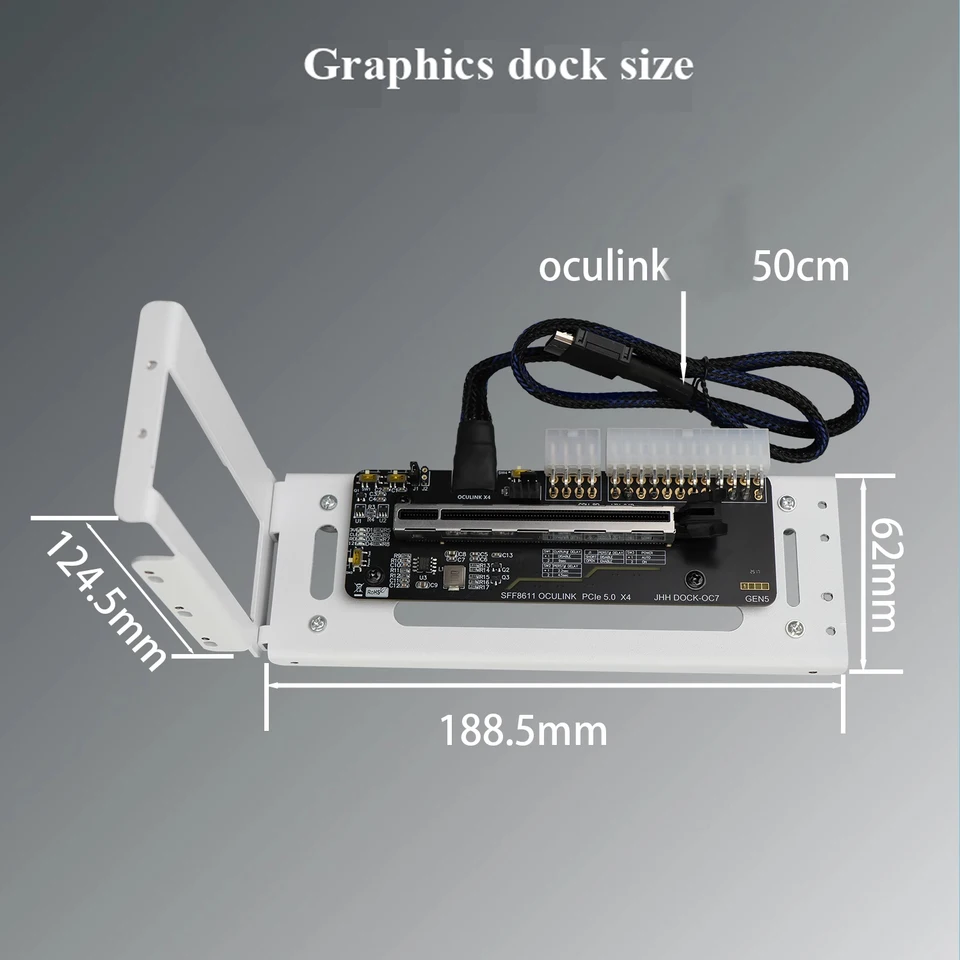 Oculink External GPU Dock eGPU Notebook External Expansion PCIe
