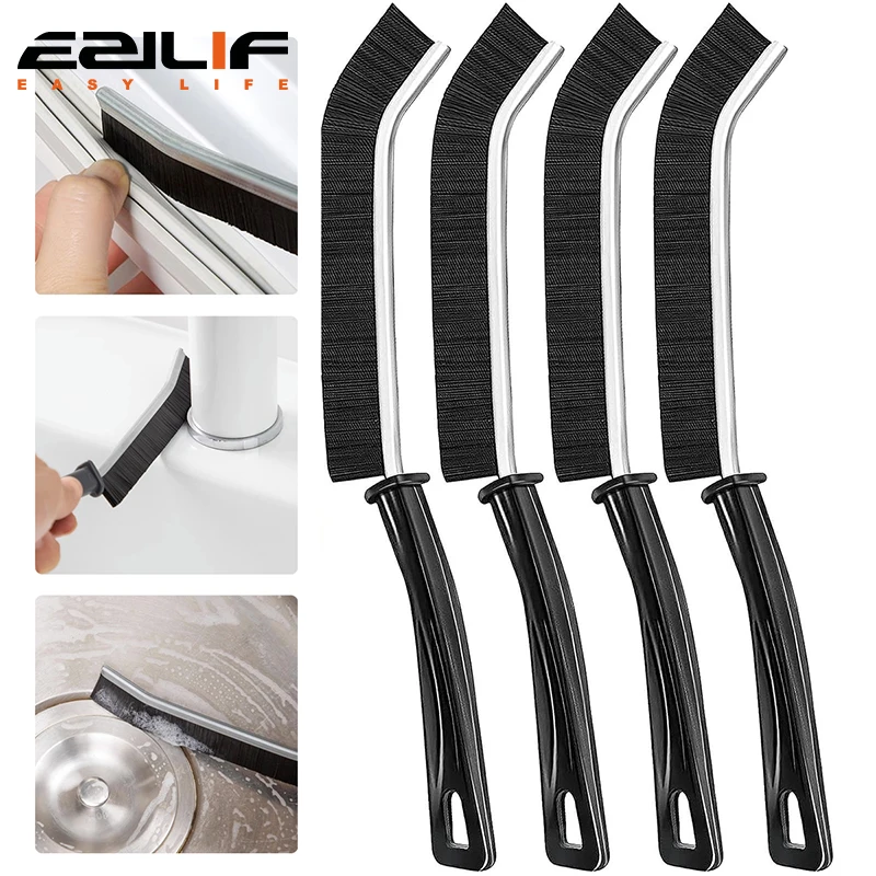 3/4pcs Durable Grout Gap Cleaning Brush Kitchen Toilet Tile Joints Dead Angle Hard Bristle Cleaner Brushes for Shower Floor Line