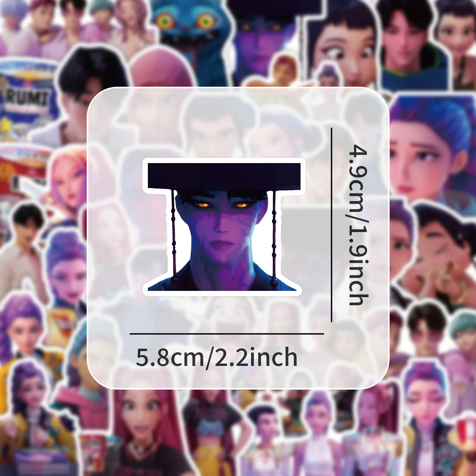 50 pezzi KPOP Witch Girl Group adesivi Idolo coreano Anime adesivi decorativi impermeabili per telefono adesivi personalizzati all'ingrosso per