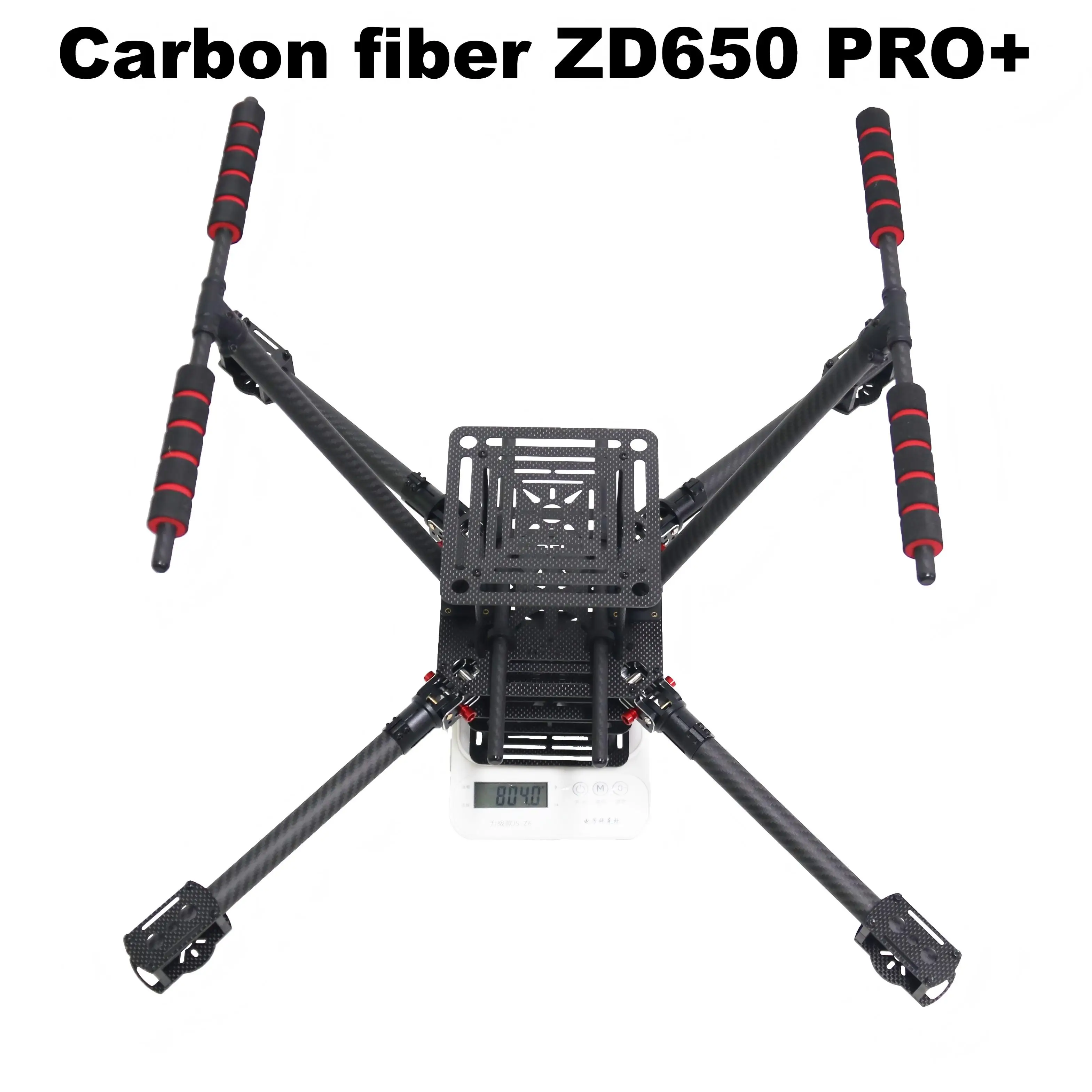 Angeltoy ZD650 PRO+ 650mm Ardupilot Carbon Fiber Quadcopter Frame FPV Quad with Carbon Fiber Landing Skid Motor 40A ESC