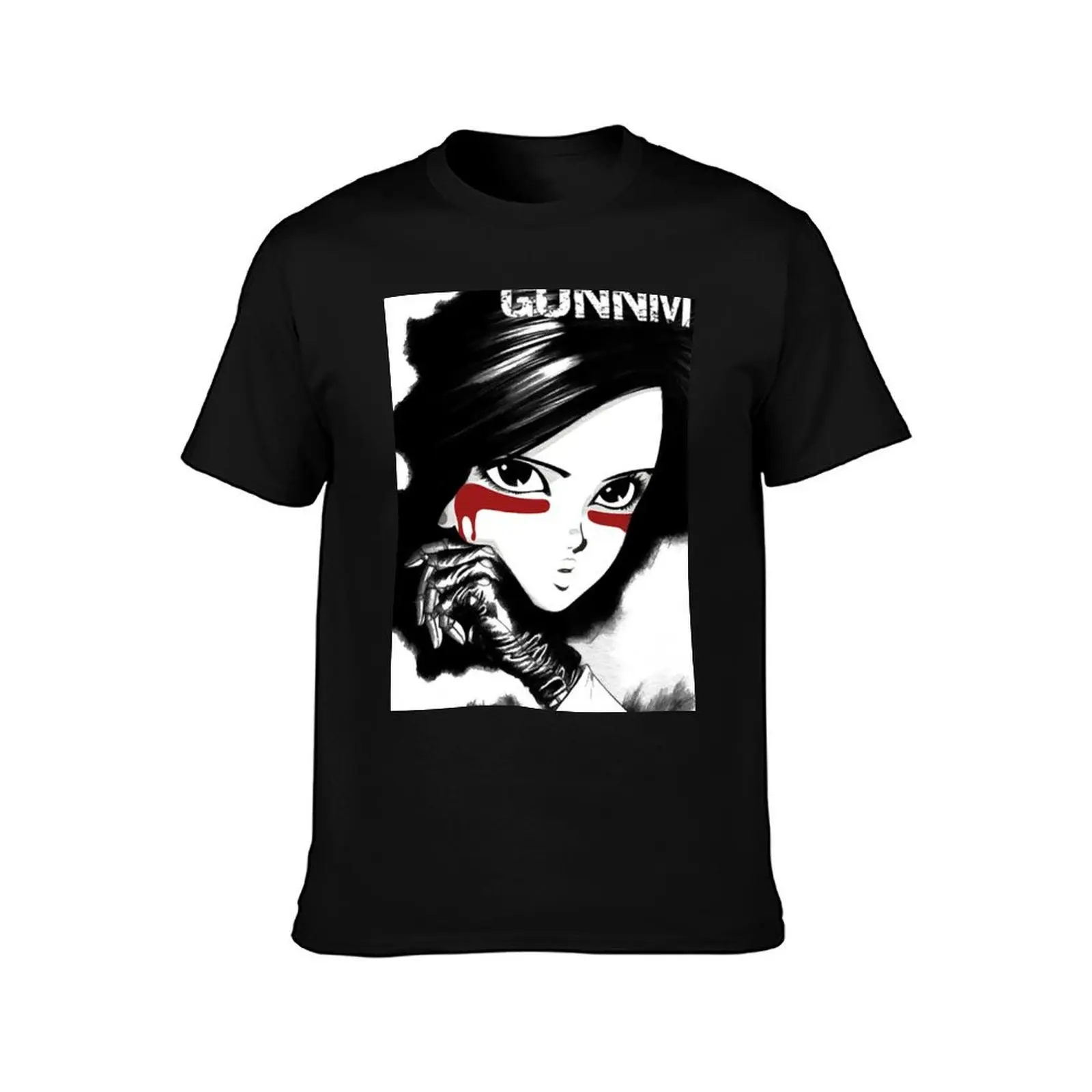 Copie de Gunnm - Gally - Alita: Battle Angel (White) T-Shirt Plus Size Simple Casual Top T-Shirt