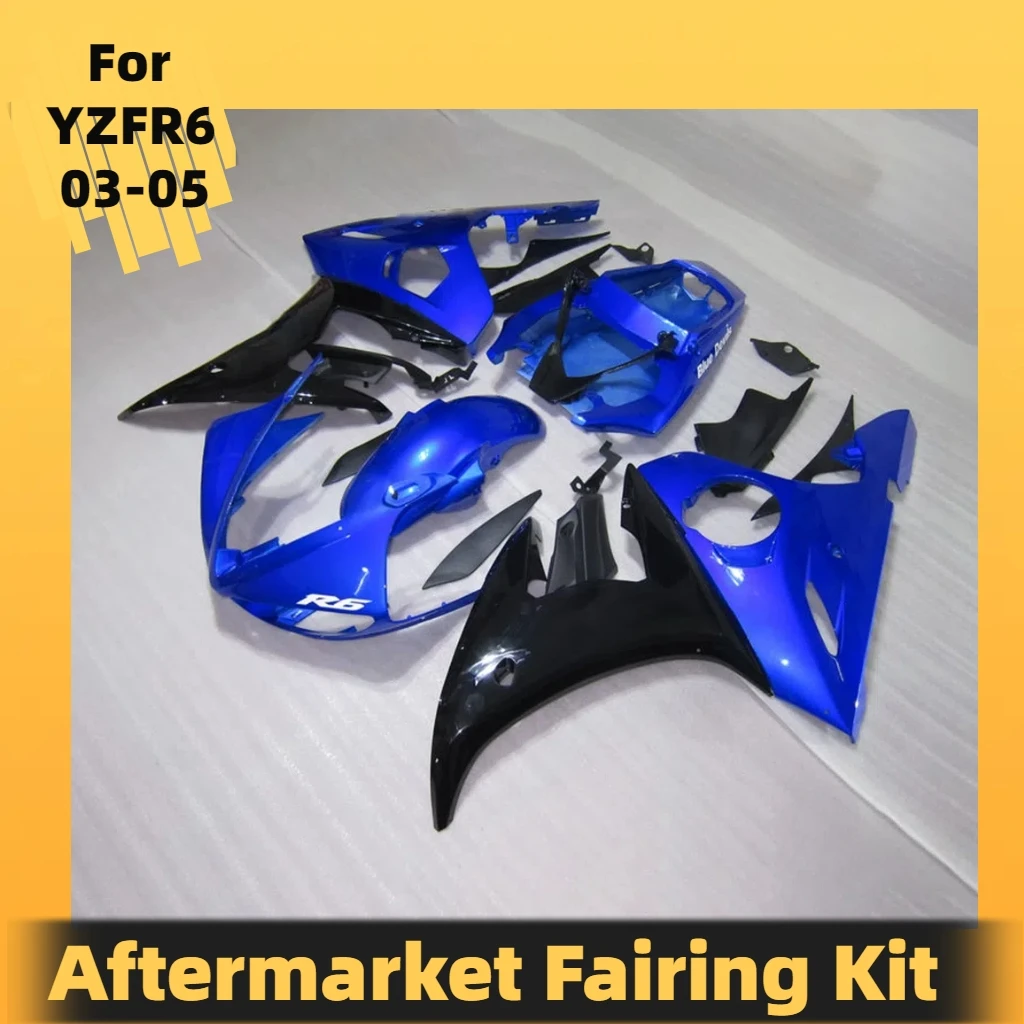 Free Custom Fairings for Yamaha YZF R6 03 04 05 R6 2003 2004 2005 Prime Motorcycle Aftermarket Fairing Body Parts Kit