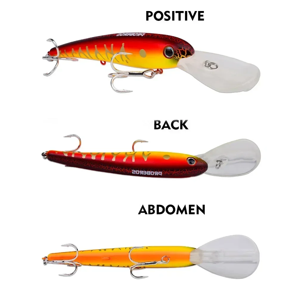 200mm 43g Floating  Trolling Slim Minnow FishingLure Wobbler Long Casting Swimbait for SaltwaterSeabass 3D Artificial Hard Bait