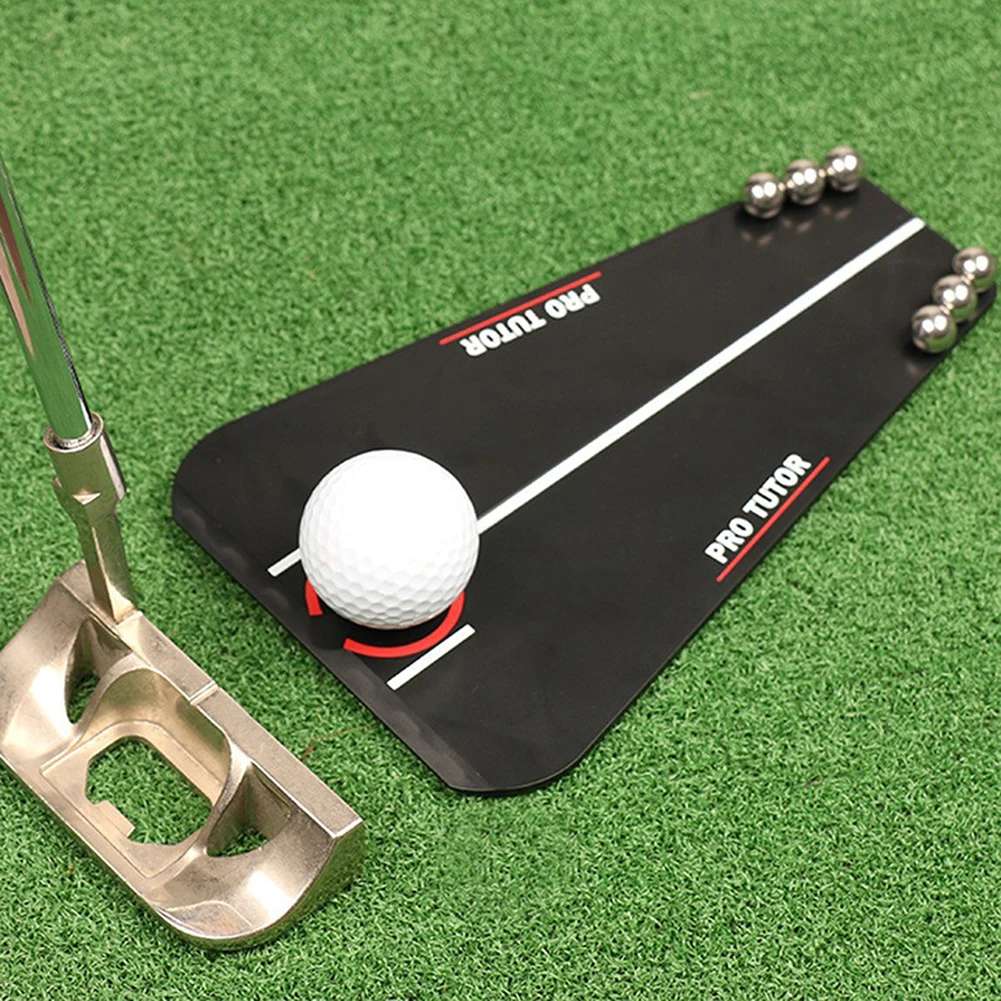 Golf Putting Track Board Golf Putter Green Practice Board Golf Putter Trajectory Balancer For Golf Training Aid Equipments