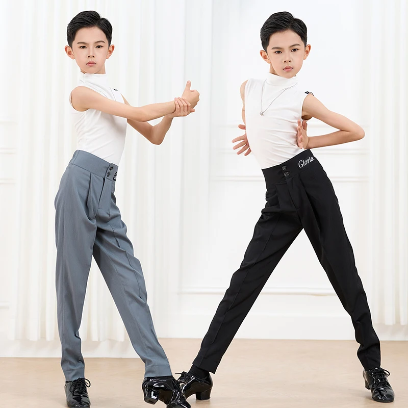 top-de-baile-latino-para-ninos-pantalones-negros-de-entrenamiento-top-sin-mangas-con-cuello-alto-ropa-de-baile-para-ninos-cha-cha-rumba-practica-5712