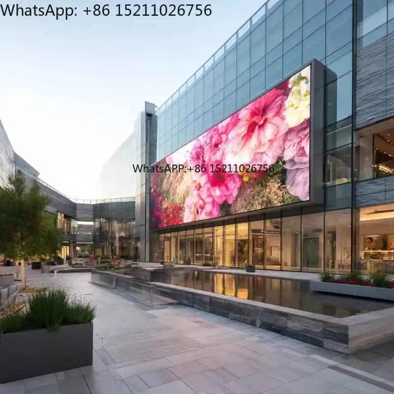High Refresh Rate IP65 Waterproof Outdoor LED Display Screen 1000-5000cd Brightness 160 Viewing Angle for Stage Live Streaming