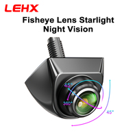 LEHX HD Car Reverse Camera 1080P 170° AHD Camera IP68 Waterproof Night Vision Fisheye Lens for Car Android Radio Player