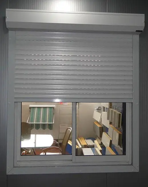 Customization Custom Aluminum Exterior Smart Motorized Window Security and Sun Protection Electric Roller Shutter