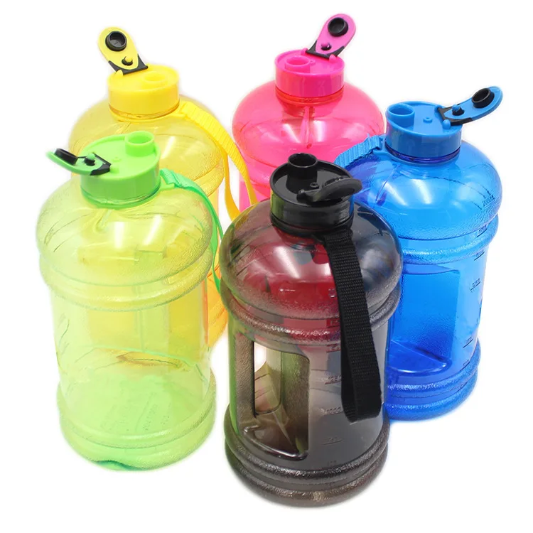 Oversized Water Bottle Large Capacity Water Cup Adult Sports Fitness Kettle Outdoor Win Hair Portable 2200ml Leak-proof Termo