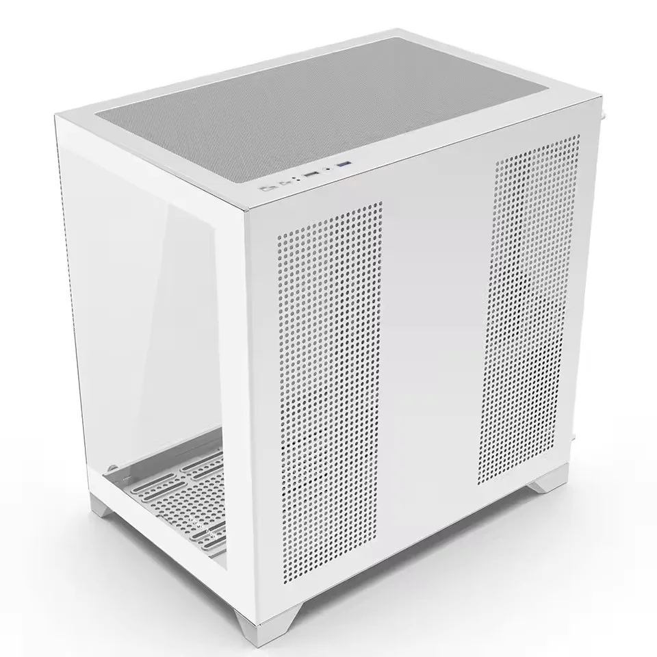 حافظة ألعاب Power Train Dreamland PRO PC ATX MATX ITX اللوحة الأم 360 درجة مبردة بالماء غرفة عرض البحر حافظة كمبيوتر زجاجية على الوجهين