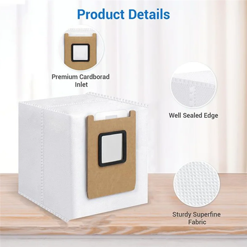 Kit Pengganti A24P 14 Buah Kantong Debu Sikat Samping Sikat Rol untuk Bagian Penyedot Debu Eufy Omni E25/E28