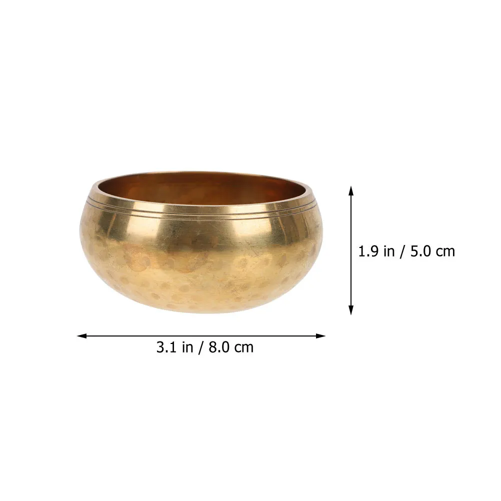 

1 set Tibetan Singing Set High Grade Copper Bowl For Yoga Spiritual Therapy Sleep Decor Singing Bowl, Meditation Bowl, Buddhism