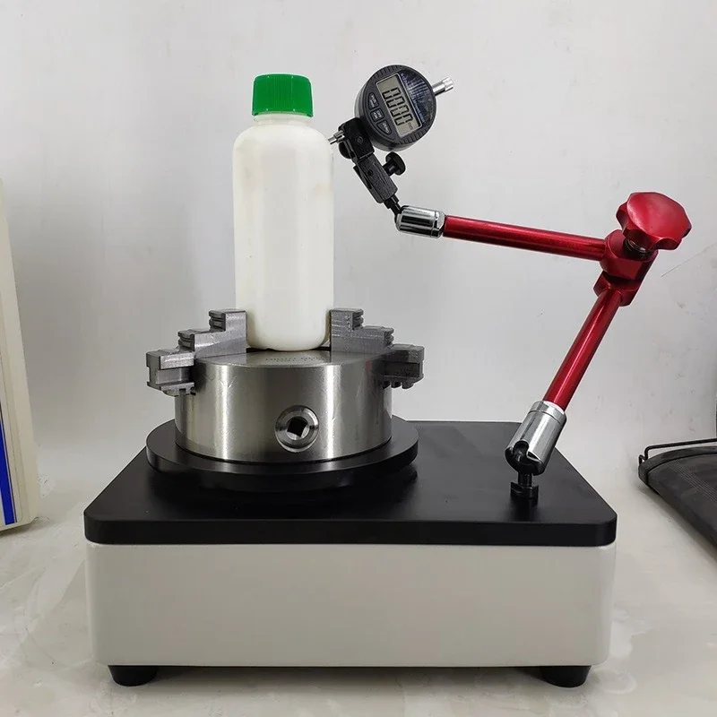 Bottle verticality deviation tester Plastic bottle ampoule PET bottle Glass Electronic shaft deviation tester