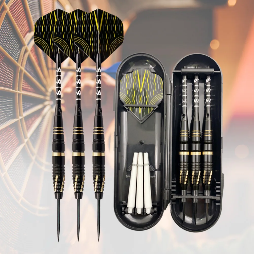 

3pcs/Set Throwing Hard Dart Lightweight Dart Flights Shafts Portable Multipurpose with Storage Case for Fitness Equipmen