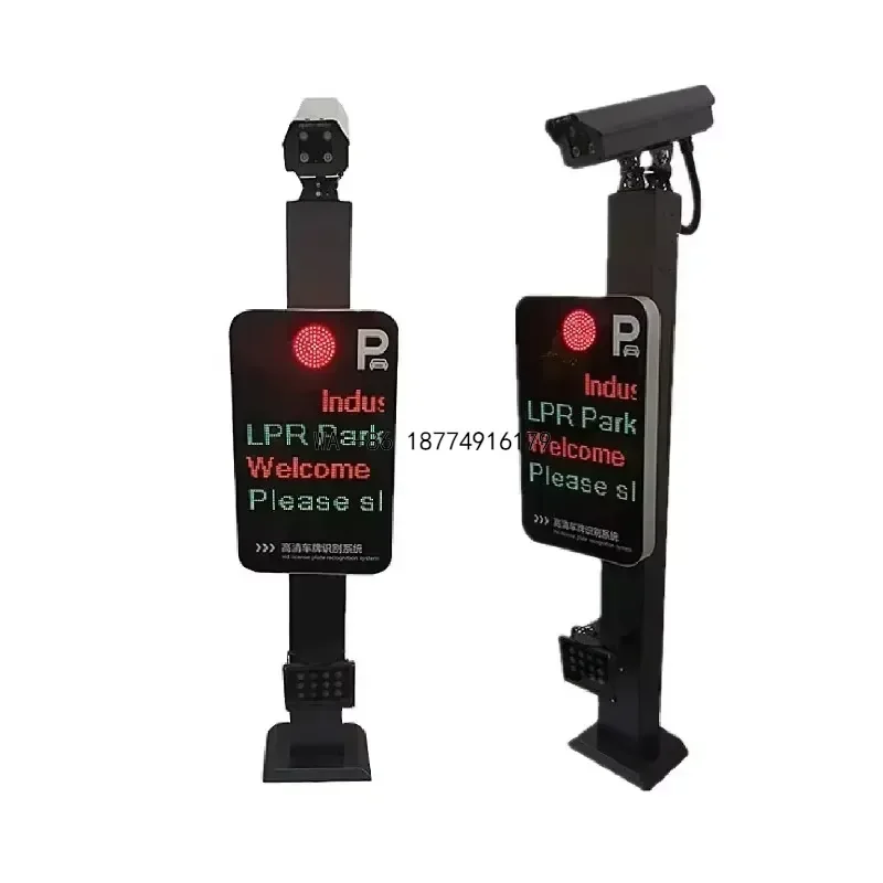 wmwmnu Full HD Automatic License Plate Recognition Night Vision LPR Parking Lot Entry System for Security Surveillance