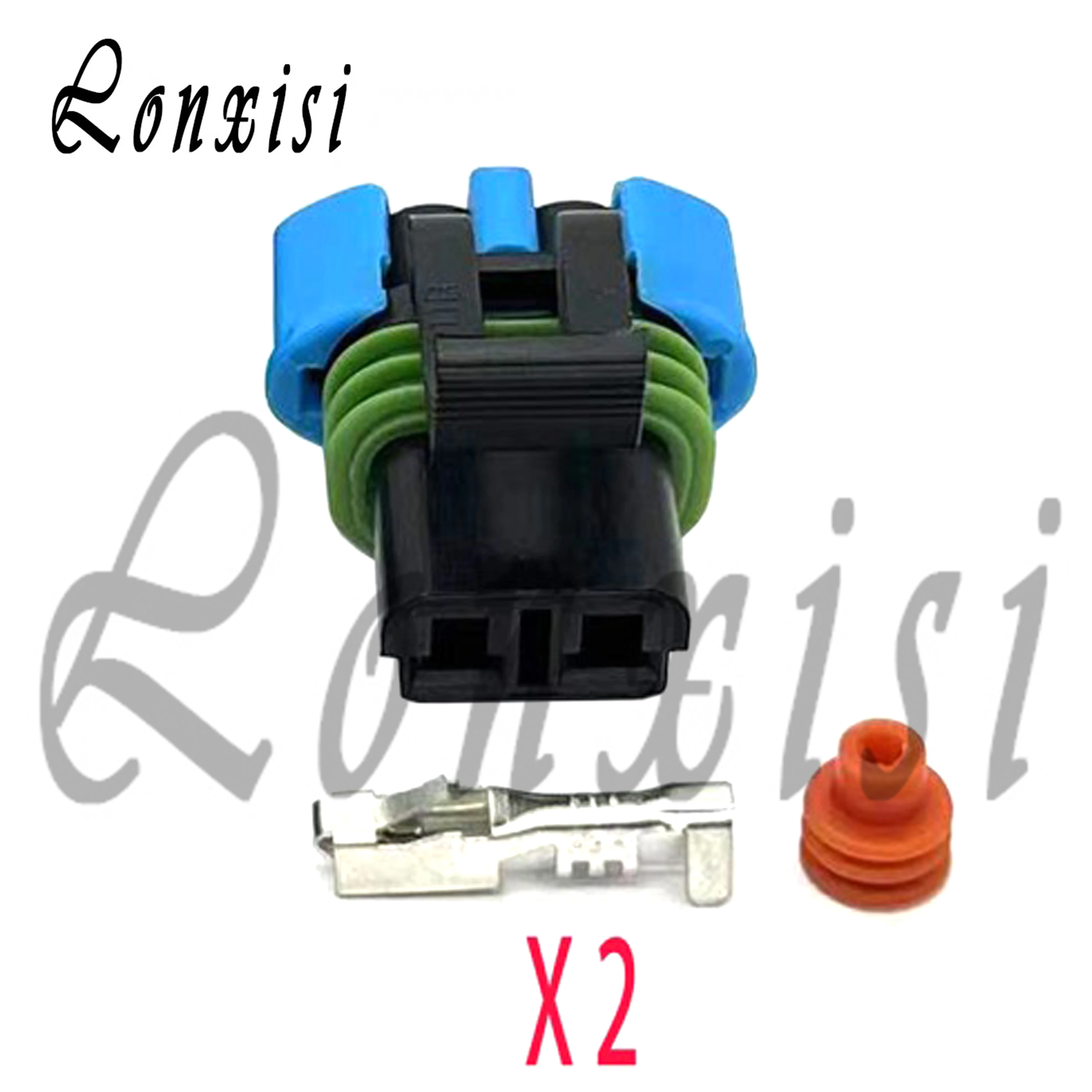 

2 Pin 15300027 15300002 Air Conditioning Compressor Plug R90P R90T Oil-Water Separator Heating Induction Diesel Filter Connector