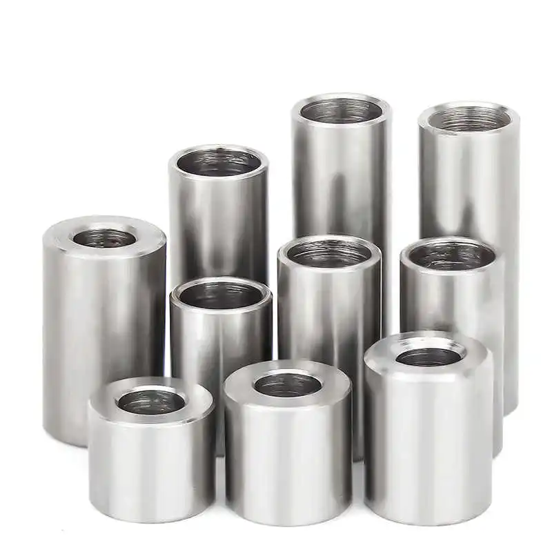 304 Stainless Steel Bushing Washer M11 M13 M16 OD 16-26mm Round Hollow Unthreaded Standoff Spacer Gasket Sleeve Length 2-24.5mm