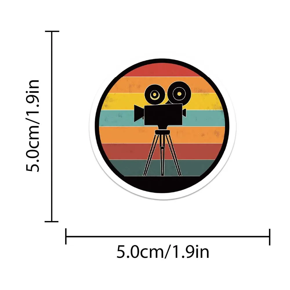 10/50PCS Cartoon Retro Movie INS Style Graffiti Adesivo Decorazione fai da te Mmobile Cassa del telefono Notebook Tazza d'acqua Giocattolo Regalo Adesivo