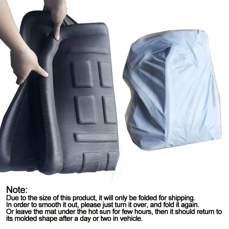 Car Auto Rear Boot Cargo Liner Tray Trunk Mat Carpet for Ford Territory 2019 - 2023 EV Pad Anti-dirty Anti-water 2022 2021 2020 - Image 4