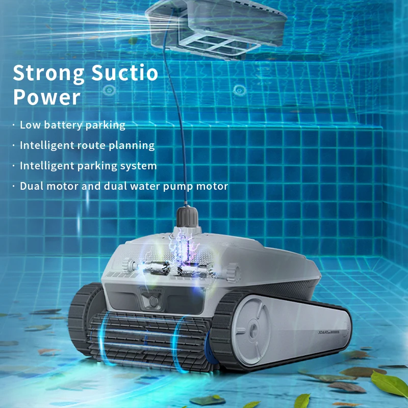 Pool Surface Cleaner IPX7 Waterproof Long Battery Life Automatic Intelligent Robot