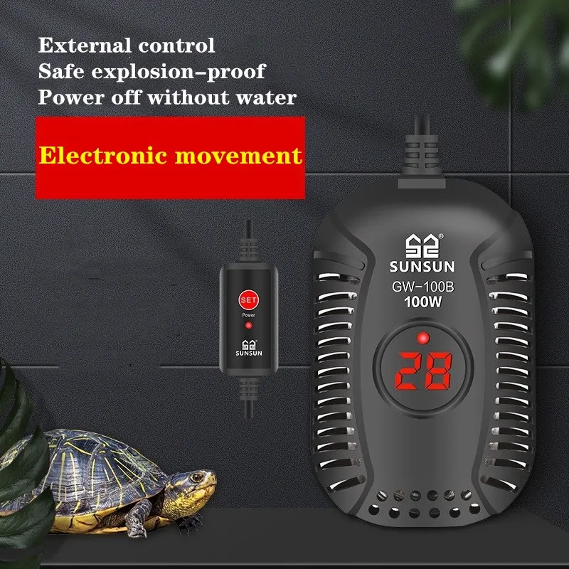 

SUNSUN Submersible Aquarium Heater Digital Temperature Controller Fish Tank Heater Turtle Tank Water Heat acuarios