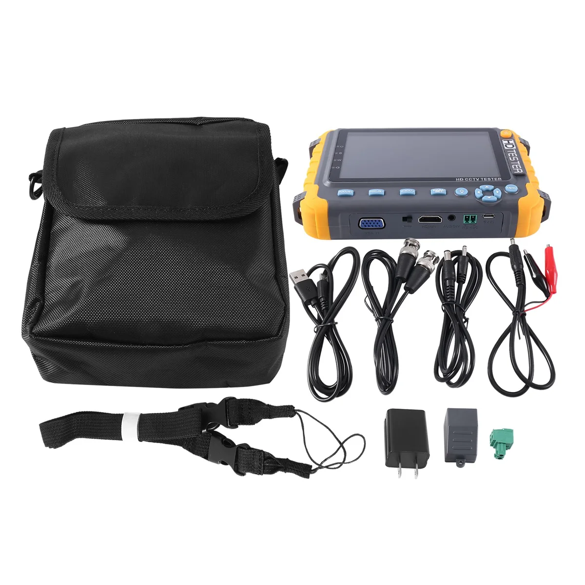 IV8W 8MP AHD/CVI/TVI CVBS CCTV Tester CCTV Cameras Tester AHD Testers with HDMI-Compatible VGA Input Video Tester