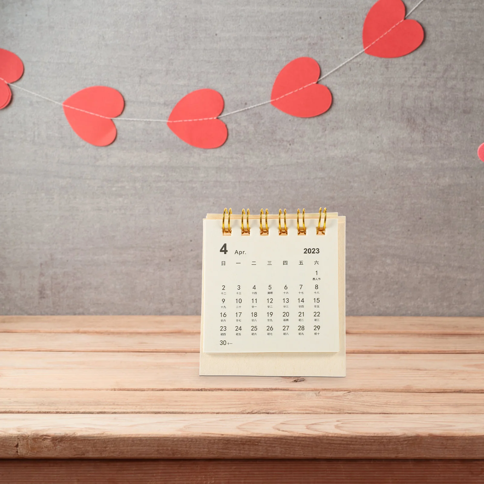 Mini Calendar Household Standing Desk Organizer For Office Portable Month Calendar Home Supply Decorative Accessory