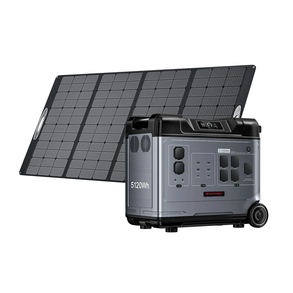 

【Hot】Solar Power System Energy Storage Generator 4000W Portable Power Station for Outdoor for Home Emergency Power Supply