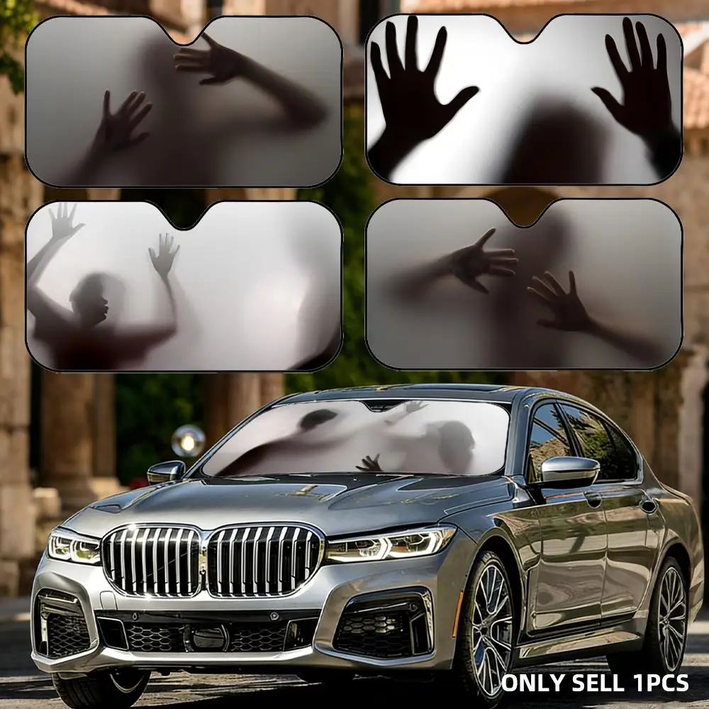 

Солнцезащитный козырек Shadow Silhouette, складной, универсальный, для лобового стекла автомобиля, защита от УФ-излучения, теплоизоляция, складная накидка