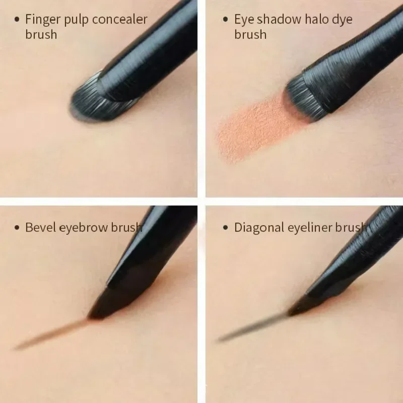Natural Eye Makeup Brush Set, Eye Shadow Brush, Eye Brow Contour Eyeliner Brush, Women's Eye Cosmetic Blending Detail Makeup Too