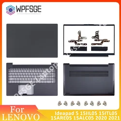 New Case For Lenovo Ideapad 5 15IIL05 15ITL05 15ARE05 15ALC05 2020 2021 LCD Back Cover Front Bezel Hinges Palmrest Bottom Case