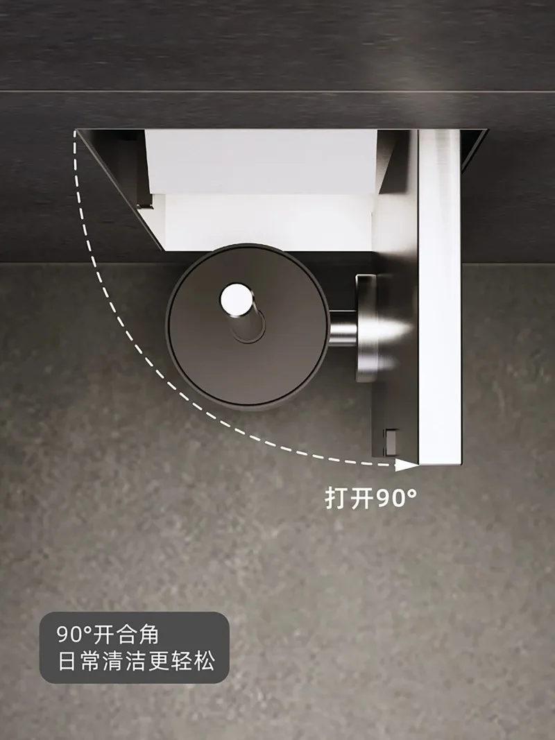 Embedded Recessed Wall Niche 304 Stainless Steel, Layered Shelf Storage Holder for and Tissue Box, In‑Wall Storage Accessory