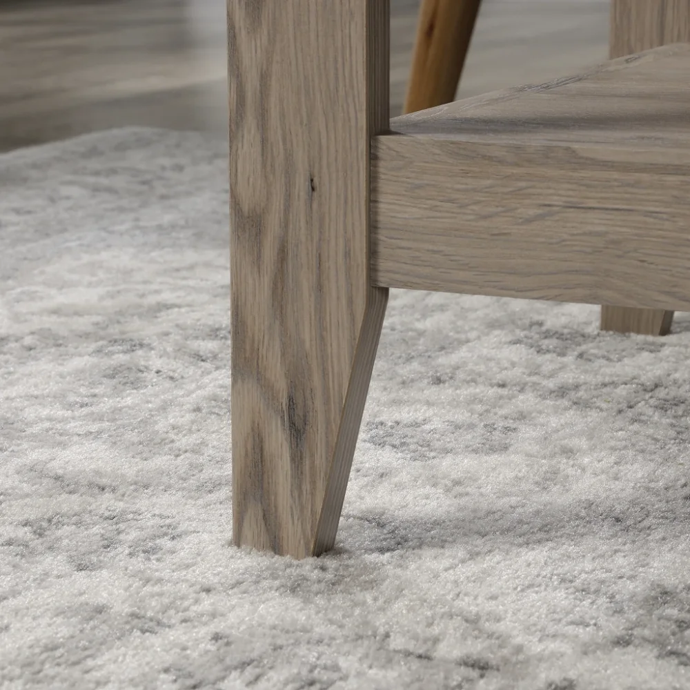 Mesa de centro elevatória Summit Station, mesa de centro com acabamento em carvalho Laurel