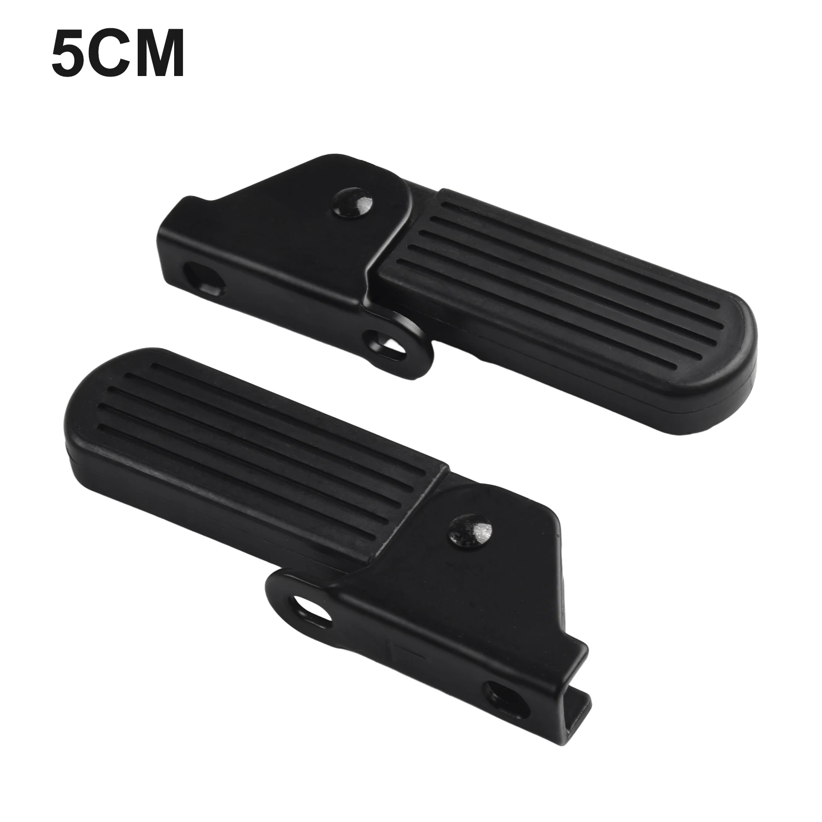 1pair Electric Moped Front Pedal Scooter Front Foldable Pedal Leg Support Pad Thickened Steel Plate Bike Rear Pedals Footrest