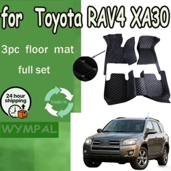 Car Floor Mats For Toyota RAV4 XA30 RAV 4 2010 2006~2012 Rugs Panel Footpads Carpet Cover Pad Anti-slip Foot Pads Accessories