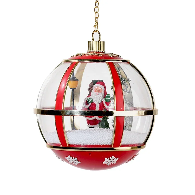FY Musical Christmas Light Post, Outdoor LED Lamp Post with Music Function, Holiday Decor Lamp
