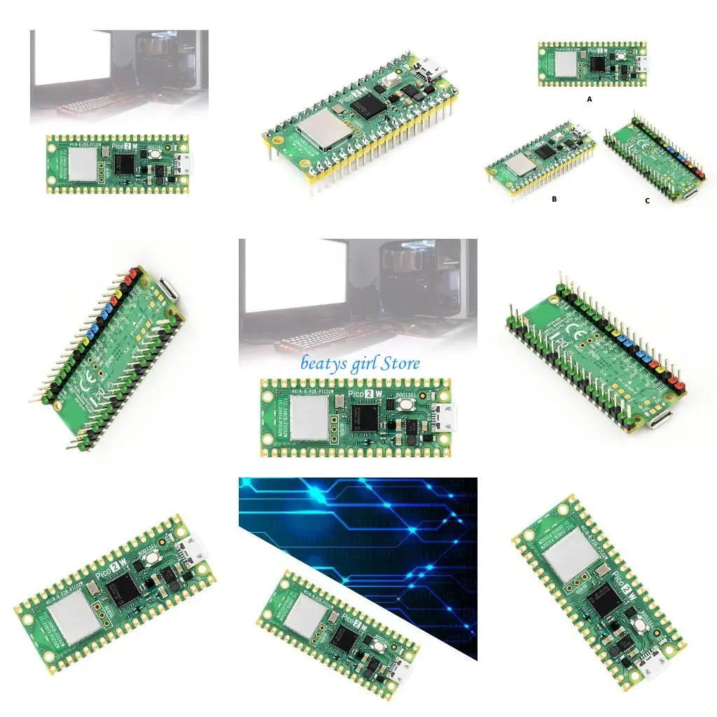

C7AB Advanced Wireless Microcontroller Board Featuring 2.4GHz WiFi And Bluetooth-compatible 5.2 for RPi 2W