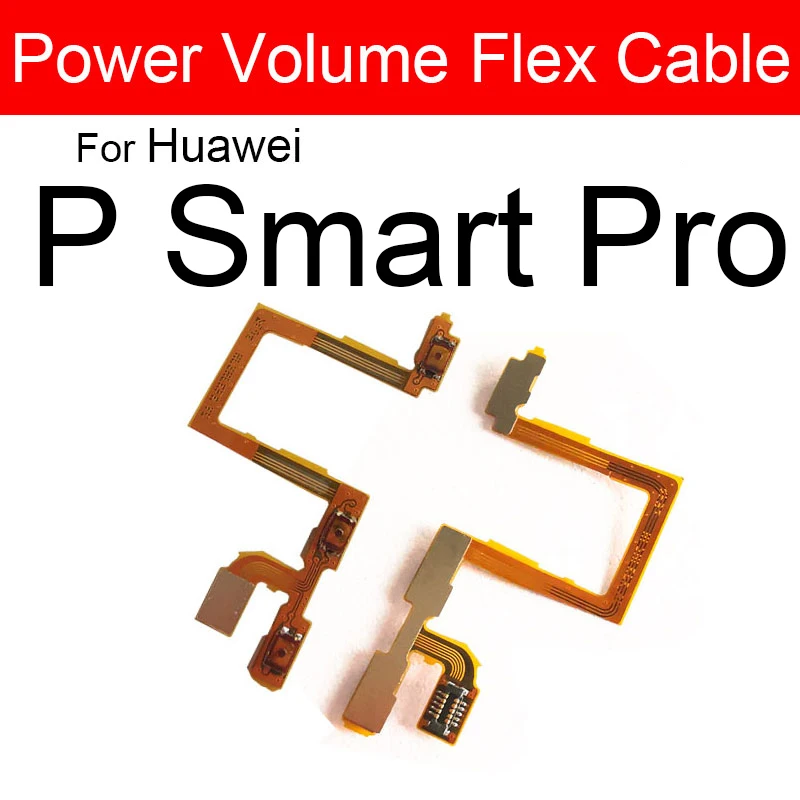 Power Volume Flex Cable For Huawei P Smart S Z Pro Side Button Flex Ribbon For Hauwei P Smart Plus 2018 2019 2020 2021 Flex Part