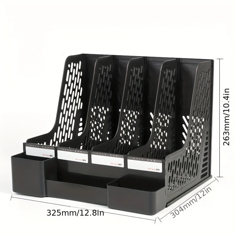 

1Pcs Large Capacity Desktop File Rack A4 Document Certificates Multi-layer File Holder Tray Thickened Office Supply
