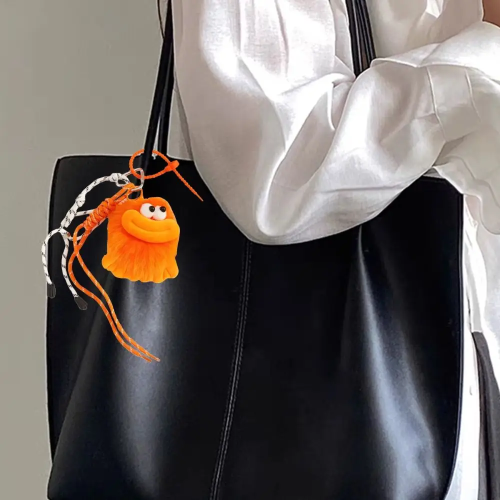 PP algodão pelúcia salsicha boca boneca chaveiro fofo coleção briquetes de pelúcia boneca chaveiro dos desenhos animados corda trançada