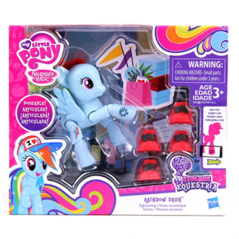 Hasbro Genuine My Little Pony Twilight Sparkle Pinkie Pie Action Figure Girl Cute Kawaii Christmas Gift Collection Decoration